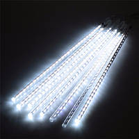 Гірлянда Тануть бурульки 50 см LED, колір: холодний білий 3м