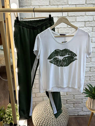 Стильний жіночий костюм, тканина "Трикотаж" 52, 62 розмір 52, фото 1