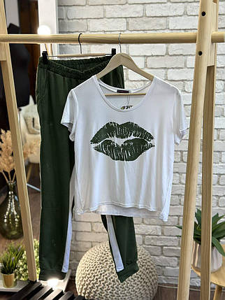 Стильний жіночий костюм, тканина "Трикотаж" 52, 62 розмір 52, фото 2