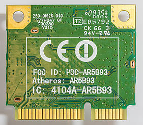 Адаптер mini PCI-e Wi-fi AR5B93 802.11 b,g,n, 300Mbps