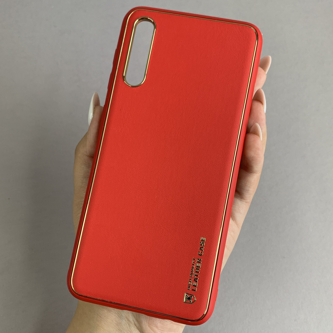 Чохол для Samsung Galaxy A50s шкіряний матовий чохол на телефон самсунг а50с червоний u9h