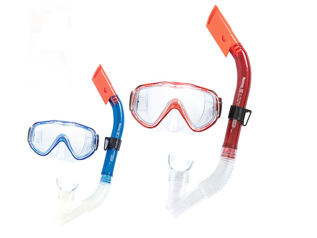 Набір для плавання BestWay 24028, Маска + Трубка синій 14+, фото 1