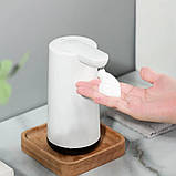 Сенсорний індуктивний диспенсер для рідкого мила 350 мл Бездротовий автоматичний мильний дозатор для рук, фото 6