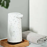 Сенсорний індуктивний диспенсер для рідкого мила 350 мл Бездротовий автоматичний мильний дозатор для рук, фото 10