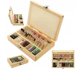 Набір аксесуарів для Міні шліфувальної машини (Гравер) 100ел Silver 10478