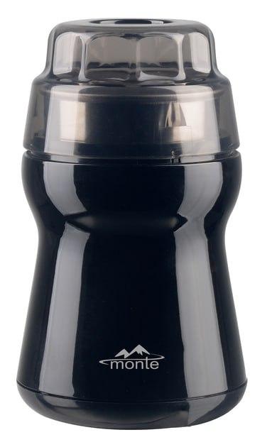 Електрична кавомолка Monte MT-1410 мультимолка подрібнювач кавових зерен спецій Чорний 200 Вт, фото 1