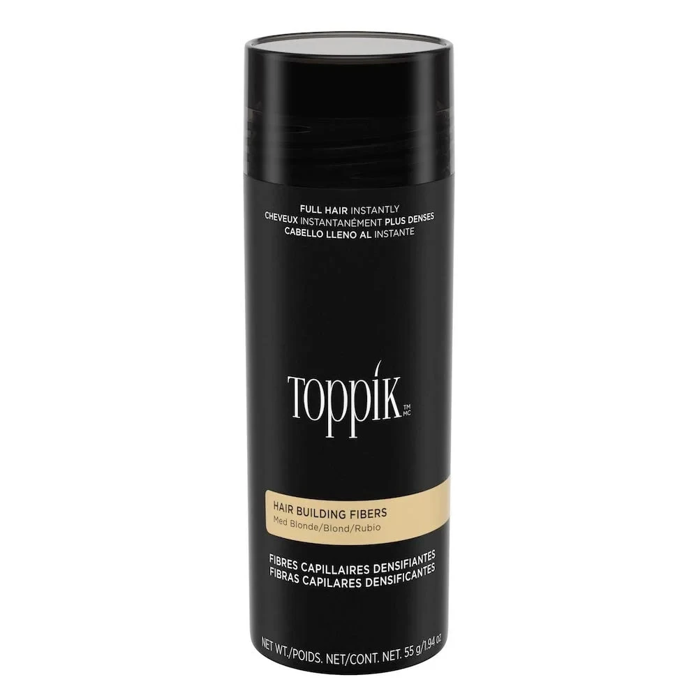 Пудра-загусник для волосся Toppik medium blonde (середній блонд) 55 грамів