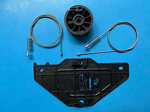 Ремкомплект склопідіймача Peugeot Parthner Tepee (2008-2018) передні ліві двері (ПОСИЛЕНИЙ) 9802389280