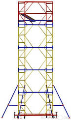 Вежа тура на колесах 1.6х0.8 ( 4+1)
