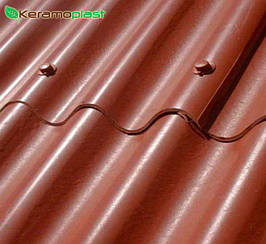 Керамопласт коричневий хвиля