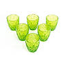 Набір із 6-ти скляних склянок для напоїв у зеленому кольорі Corinto Maison, фото 5
