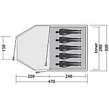 Намет п'ятимісний Easy Camp Eclipse 500 Rustic Green (120387), фото 3