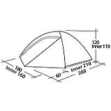 Намет тримісний Easy Camp Meteor 300 Rustic Green (120393), фото 2
