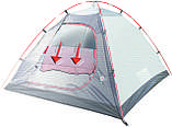 Намет двомісний High Peak Nevada 2.1 Deep Forest (10350), фото 10