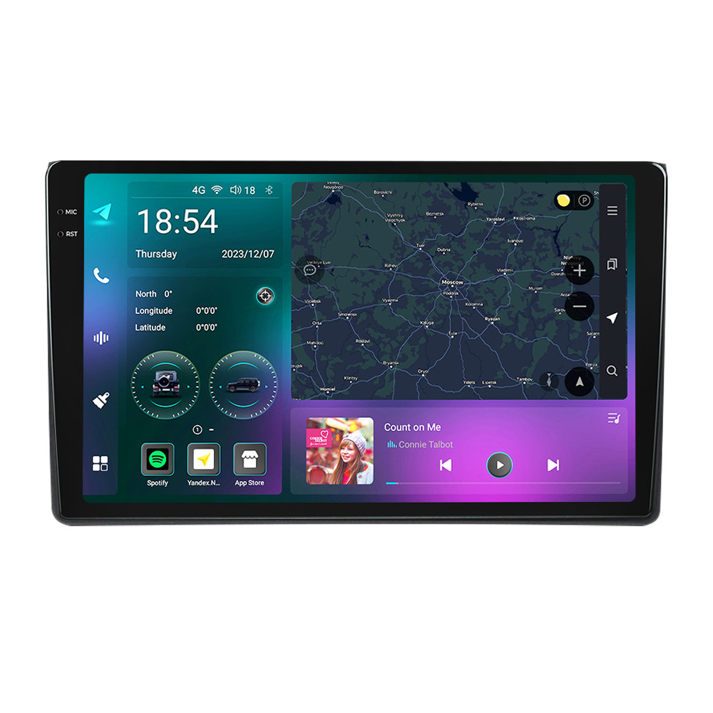 Штатна магнітола Mekede M7 Plus Audi A4 2\ S4 \ RS4 (2000-2009) (0 Din) CarPlay QleD