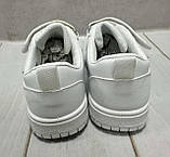 Стильні дитячі кросівки кеди ABA  26 17.5 см  білі, фото 6