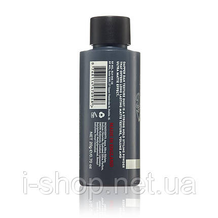 Текстурна пудра для стилізації волосся Dapper Dan Ultra Matte Texture Dust 20ml, фото 2