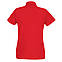 Червона жіноча футболка поло (Преміум), фото 2