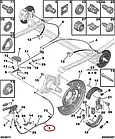 Передній трос ручника 2910 мм на Fiat Ducato, Peugeot Boxer, Citroen Jumper 4 (14-...), 1350315080, 474628, фото 3