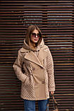 Демісезонна жіноча куртка К-316 кемел, фото 7