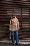 Демісезонна жіноча куртка К-316 кемел, фото 8