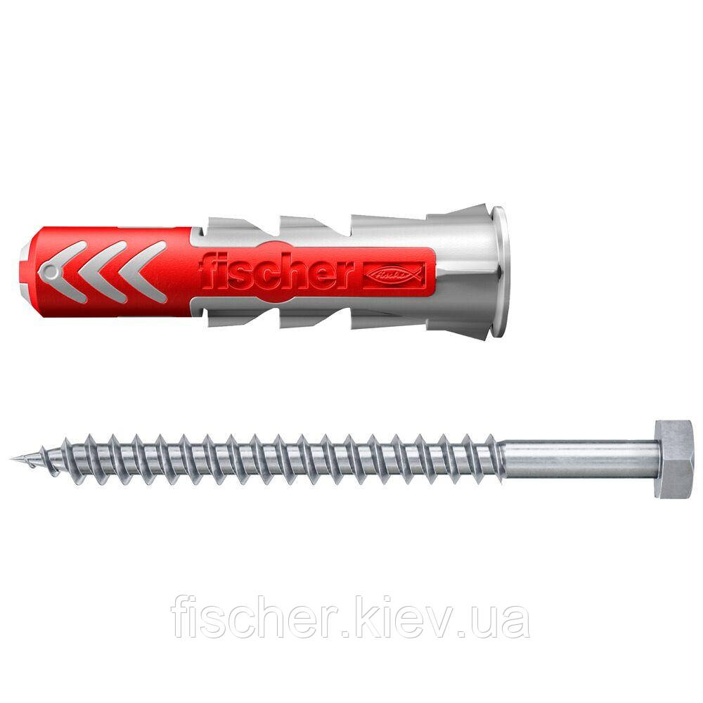 Дюбель DUOPOWER 10x50 S з шурупом універсальний високотехнологічний Fischer (Фішер), 555010-1