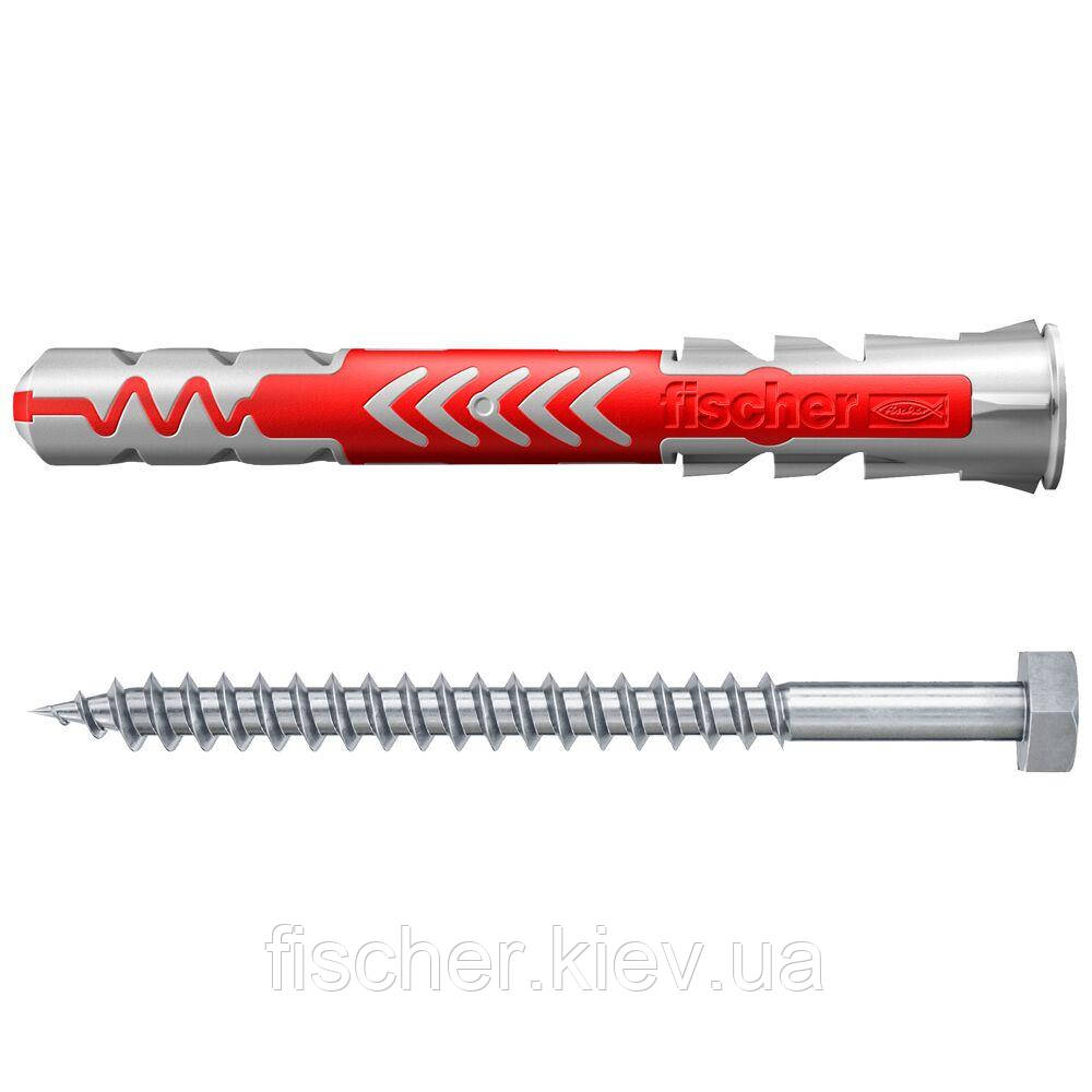Дюбель DUOPOWER 10х80 S з шурупом універсальний високотехнологічний Fischer (Фішер), 538242-1