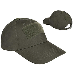 Бейсболка тактична TACTICAL BASEBALL CAP OLIV колір олива MIL-TEC Німеччина