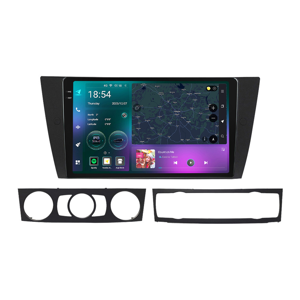 Штатна магнітола Mekede M7 Plus BMW 3-Series E90 E91 E92 E93 (2005 - 2013) CarPlay QleD