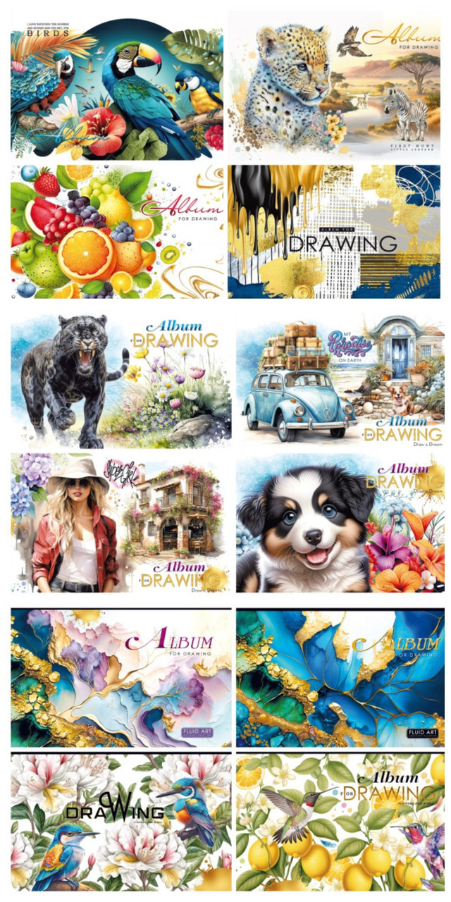 Альбом для малювання 30арк. 100г/м2 Fresh