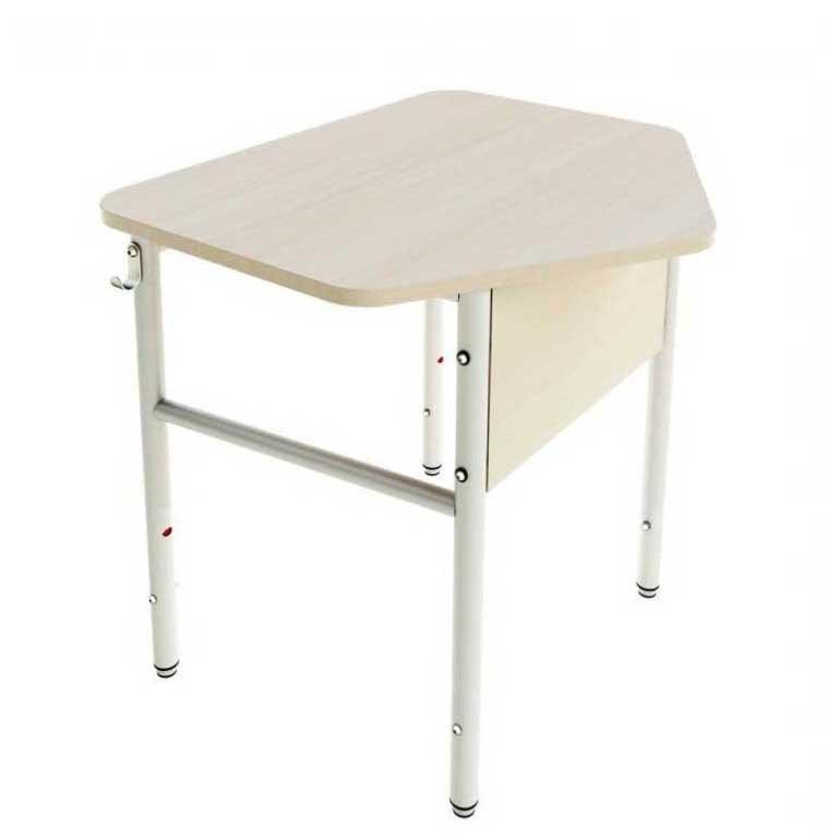 Стіл учнівський 1-місний без полиці, регулюється на ростові групи №4-7, фото 1