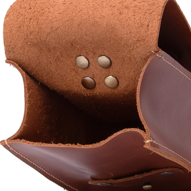 Фото сумка шкіряна на пояс світло-коричнева арт.00135 Фото сумка шкіряна на пояс світло-коричнева арт.00135