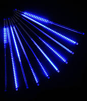 Гирлянда светодиодная "Тающие сосульки" 30 см LED, цвет - синий 3м