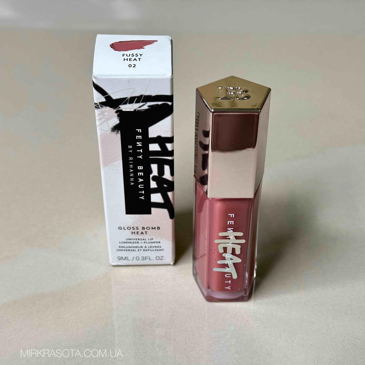 Блиск для губ Fenty Beauty by Rihanna Gloss Bomb Heat Universal Lip Luminizer + Plumper Fussy Heed 02