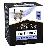Порошок для котів і кошенят Пробіотик Proplan Fortiflora Cat для підтримки мікрофлори шлунково-кишкового тракту 1 г No30 Purina Pro