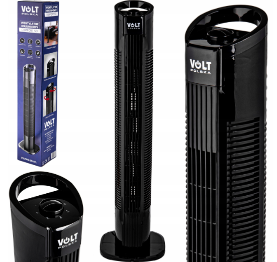 Вентилятор колонний підлоговий Volt Polska 50 Вт 79 см