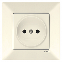 Розетка без заземлення Viko Meridian крем