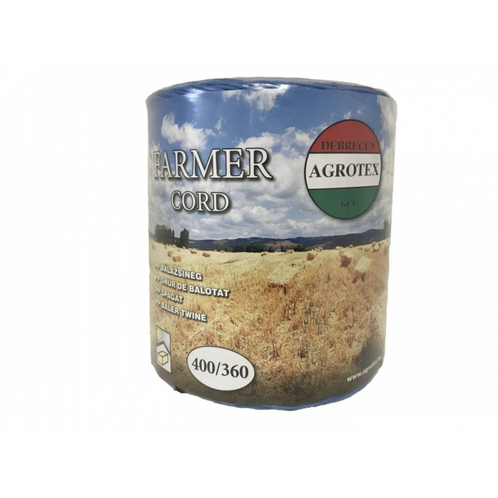 Шпагат поліпропіленовий Агротекс (Agrotex) 360/400 СИНІЙ 5 кг 2860 tex