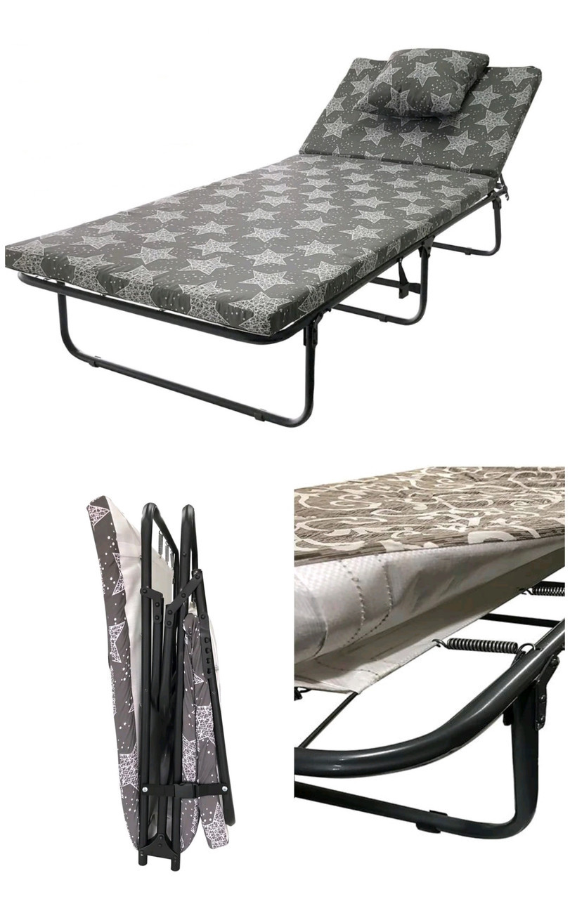 Розкладачка з матрацом Марія М-60 з подушкою. Безкоштовна доставка Новою поштою!, фото 1