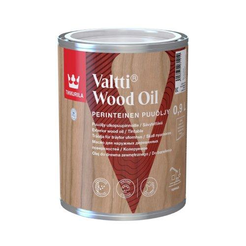 Олива для дерева TIKKURILA VALTTI WOOD OIL (ТІККУРІЛА ВАЛТТІ ВУД ОЙЛ) 0.9л