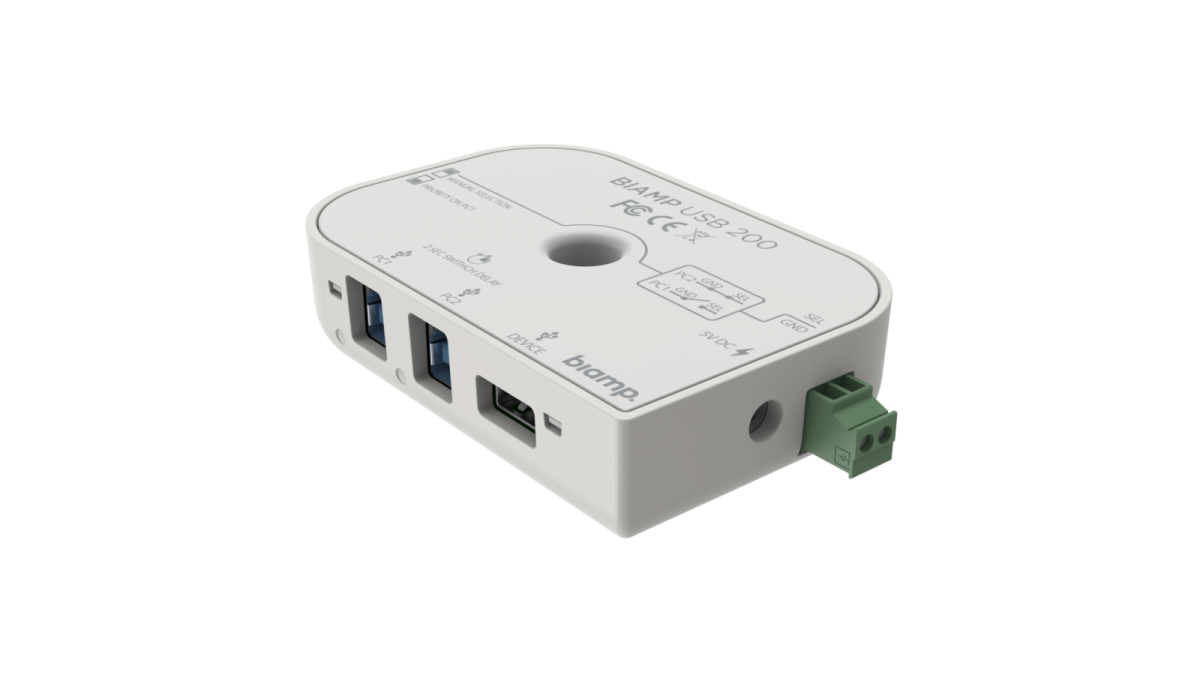 USB комутатор 2х1 BIAMP USB 200