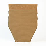 Укорочений протиуламковий фартух для плитоноски з бронепакетом 2 класу захисту (розмір S-M) Койот ТМ Балістика, фото 3