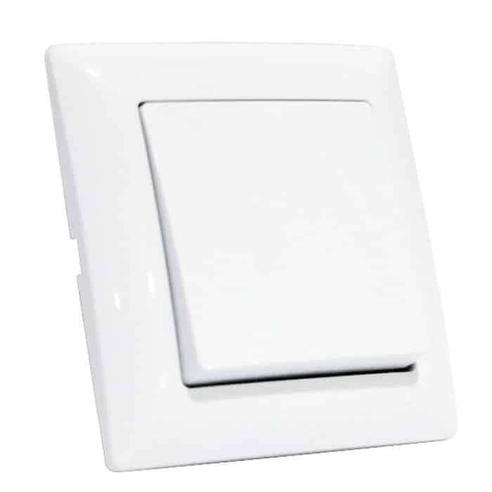 Вимикач одноклавішний Horoz Electric TINA білий (112-005-0001)
