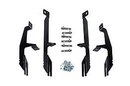 Кріплення до бокових порогів Erkul для Kia Sorento XM 2009-2014 чорний метал