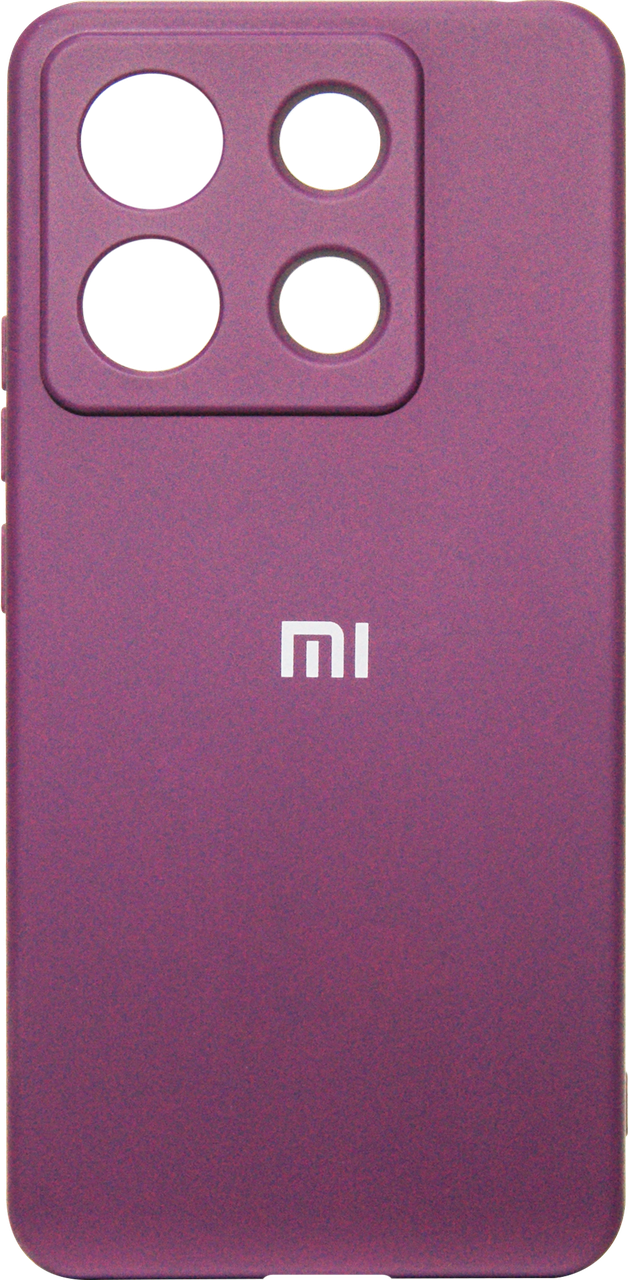 Силікон Xiaomi Redmi Note 13 Pro 5G/Poco X6 5G Silicone Case purple