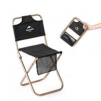 Кемпінговий розкладний стілець Naturehike MZ01 NH18M001-Z (Чорний)