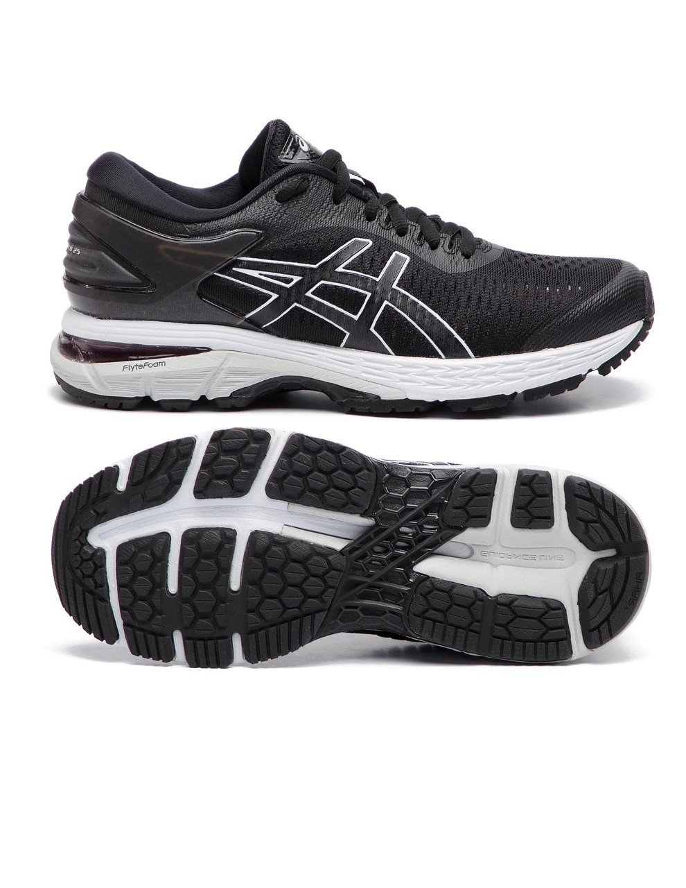 Кросівки жіночі Asics GEL-Kayano 25 37 (23 см) Black/Gracier Grey