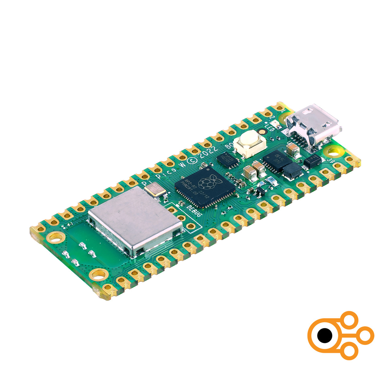 Контролер Raspberry Pi Pico W (Без ніг)
