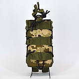 Штурмовий підсумок під магазин подвійний універсальний стропа в камуфляжі ММ-14, фото 2