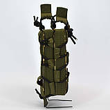 Штурмовий підсумок під магазин подвійний універсальний стропа в камуфляжі ММ-14, фото 4